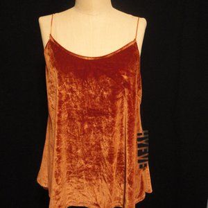 HYFVE SPAGHETTI STRAP  CROP TOP   MEDIUM    RUST
